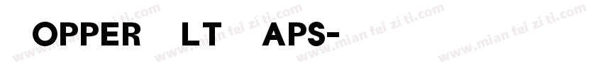 Copper Alt Caps字体转换